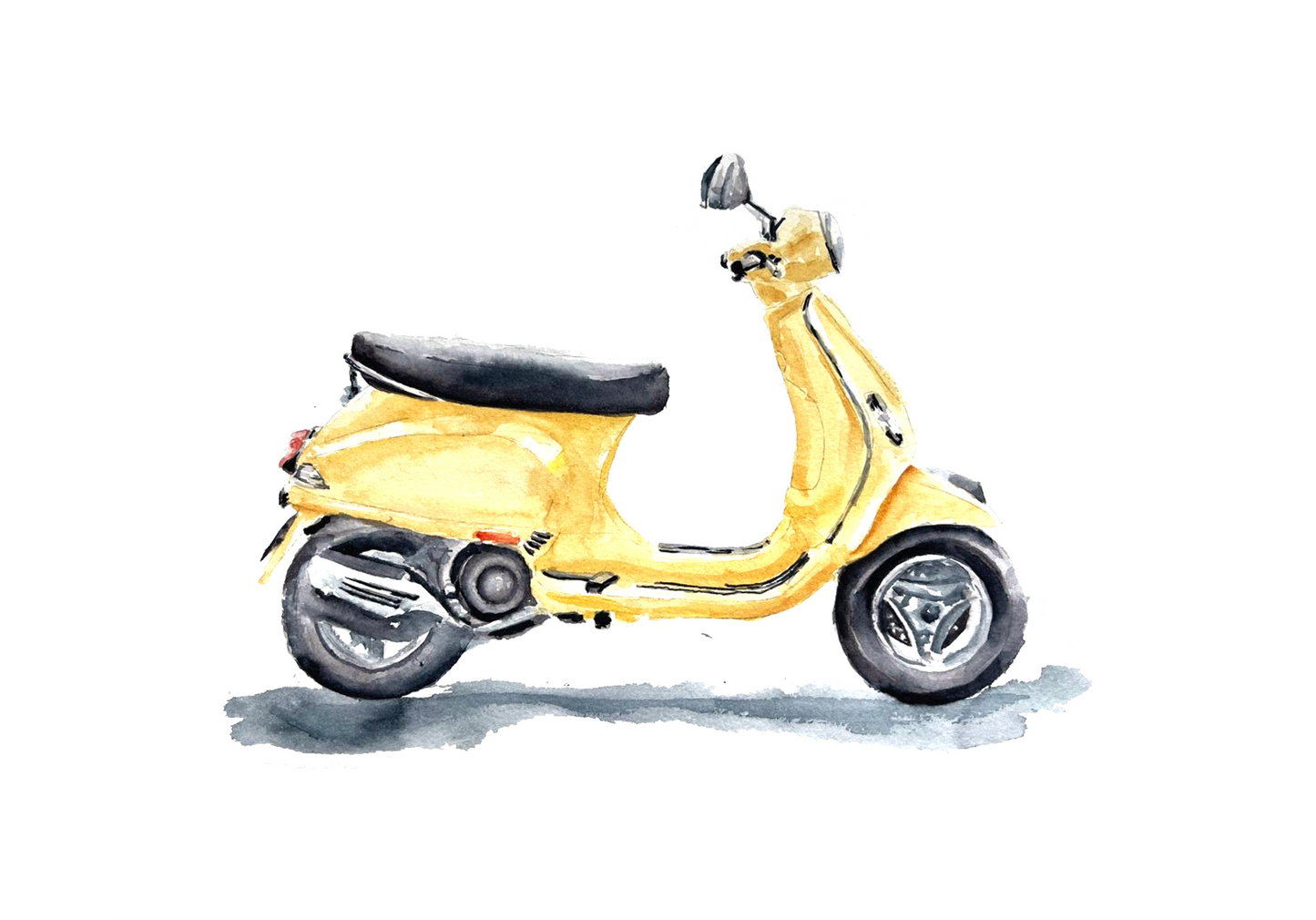 Moto amarilla