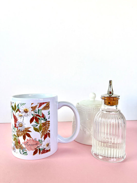 Taza margaritas - Fondo blanco