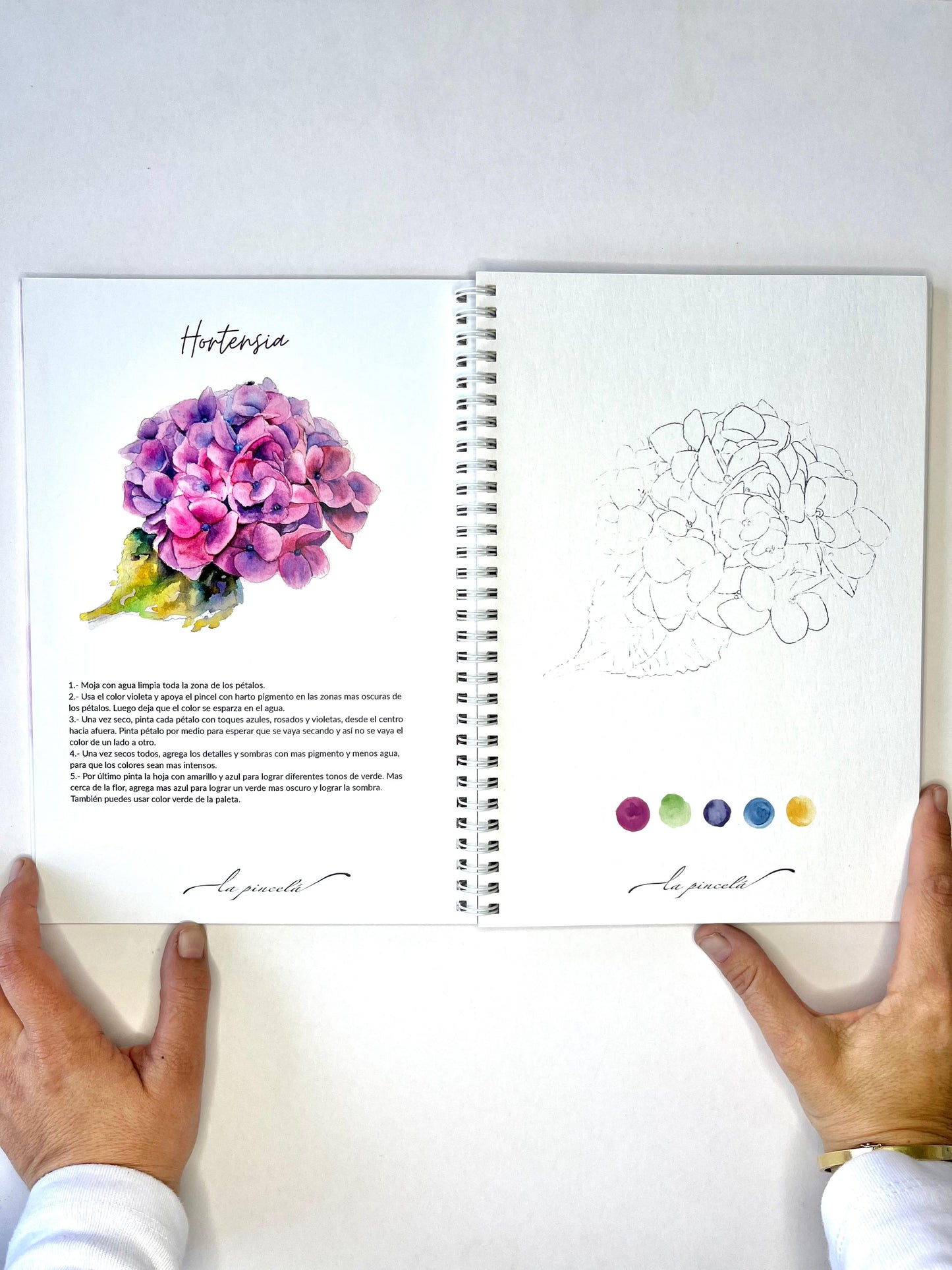 Libro para pintar de Acuarela Antiestrés – Regálate una Pausa para el Alma