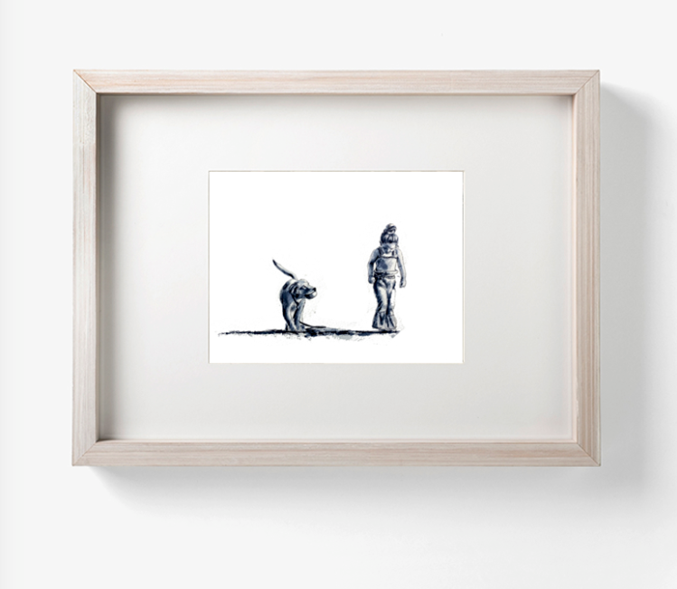 La niñita y su mejor amigo