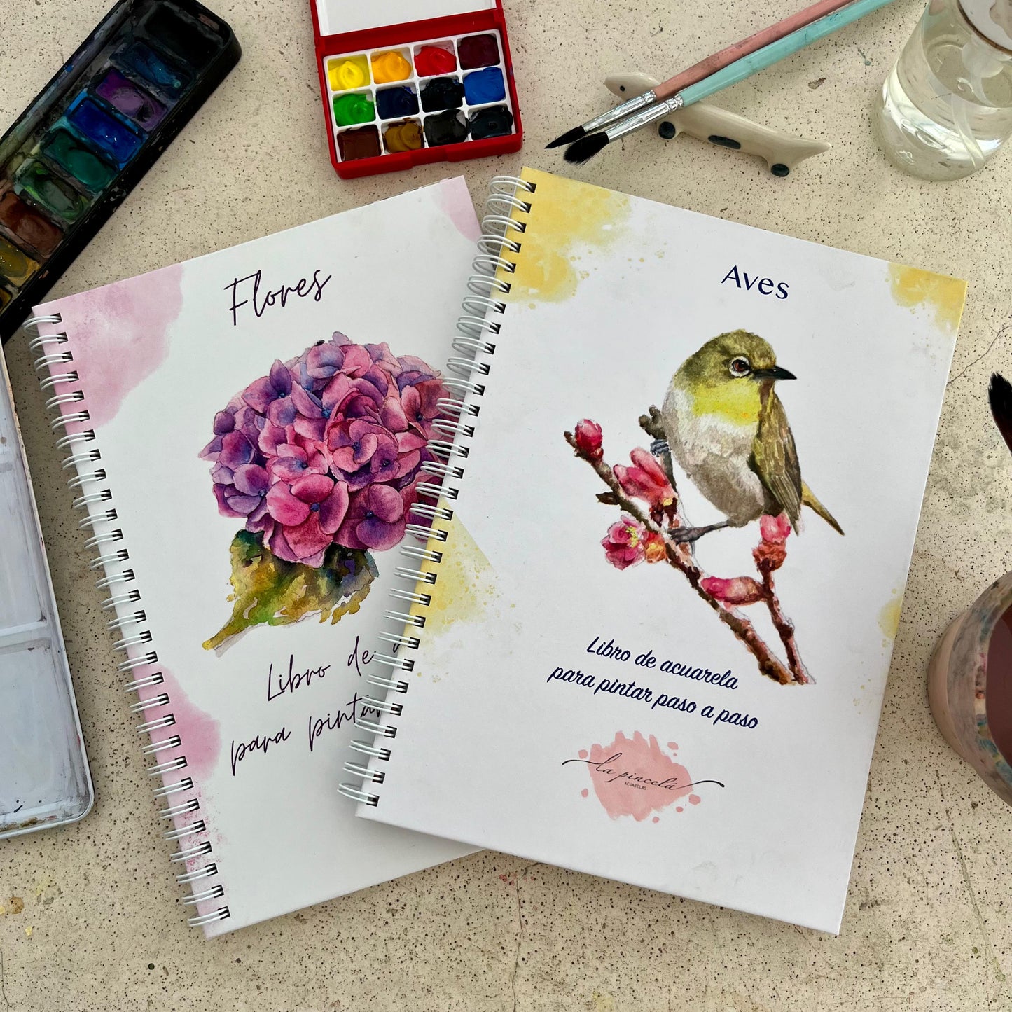 🕊️🌸 Pack Dúo Creativo – Libros Aves + Flores