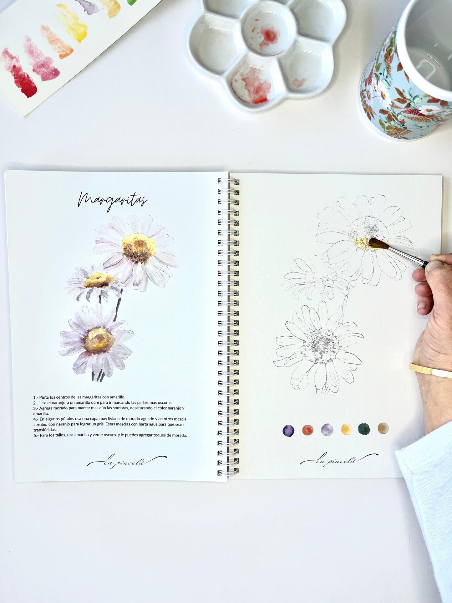 Libro para pintar de Acuarela Antiestrés – Regálate una Pausa para el Alma