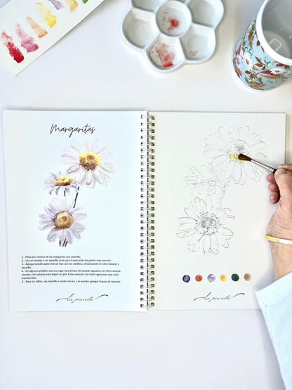 Libro para pintar de Acuarela Antiestrés – Regálate una Pausa para el Alma