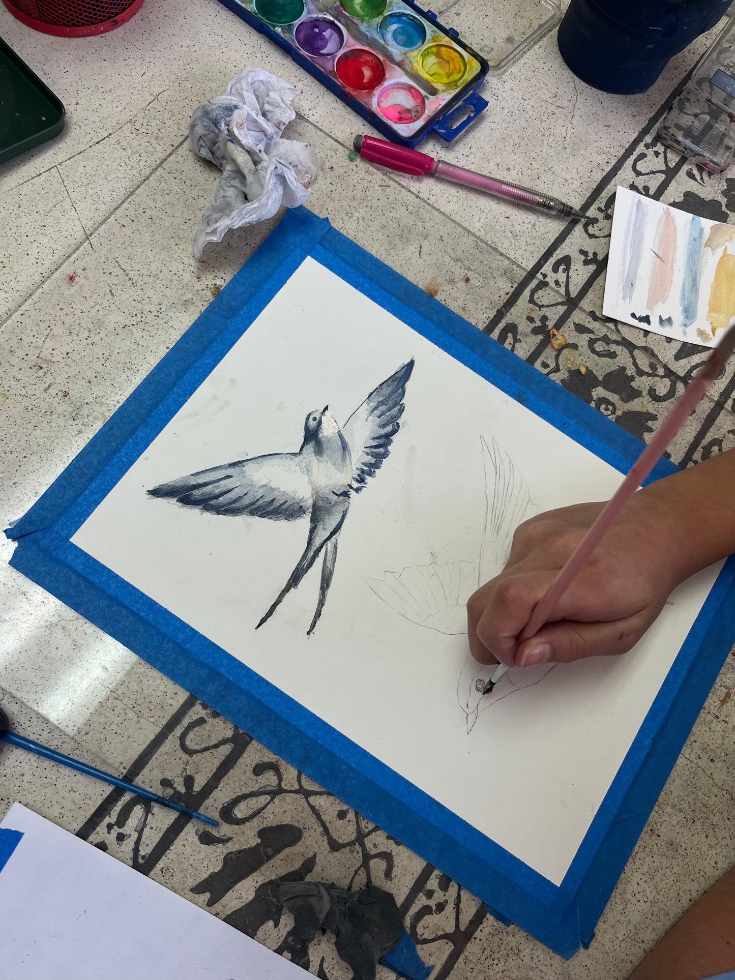 🎨 Taller de Acuarela Niños -  Programa 2026